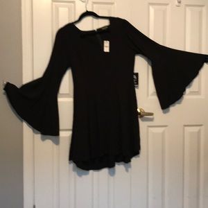 Classic black dress.